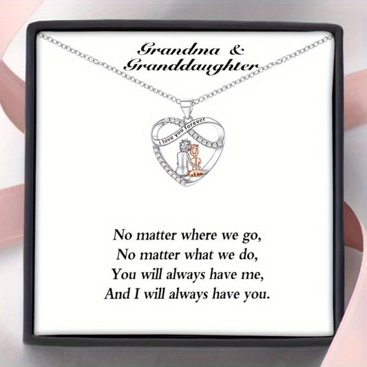 Grandma & Granddaughter Endless Love Necklace
