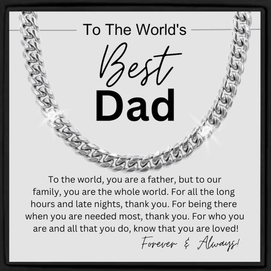 World's Best Dad Chain